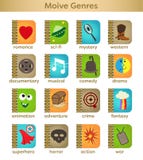 Genres de film illustration libre de droits Genres de film illustration libre de droits