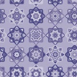 Gente Art Mosaic Tile Pattern Purple illustrazione di stock Gente Art Mosaic Tile Pattern Purple illustrazione di stock