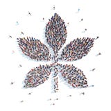 Gente bajo la forma de ambiente respetuoso del medio ambiente libre illustration Gente bajo la forma de ambiente respetuoso del medio ambiente libre illustration