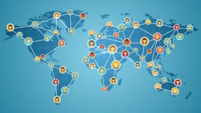 Gente de conexión del mundo, red del negocio global medios servicio social Ver 2 Gente de conexión del mundo, red del negocio global medios servicio social Ver 2