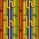 Geometria abstrata teste padrão sem emenda descascado com curvas Vetor ilustração stock Geometria abstrata teste padrão sem emenda descascado com curvas Vetor ilustração stock