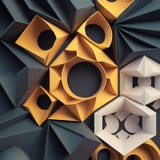 Geometric abstract background