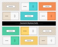 Geometric Business Cards 004 royalty free illustration Geometric Business Cards 004 royalty free illustration