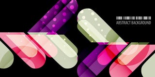 Geometric colorful abstract background with arrowheads stock illustration Geometric colorful abstract background with arrowheads stock illustration