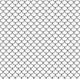 Geometric fish scales chinese seamless pattern. Wavy roof tile background for design. Modern repeating stylish texture Royalty Free Stock Photo Geometric fish scales chinese seamless pattern. Wavy roof tile background for design. Modern repeating stylish texture Royalty Free Stock Photo