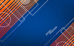 Geometrico astratto Forme e linee bianche casuali Concetto blu ed arancio Contesto luminoso moderno trendy royalty illustrazione gratis Geometrico astratto Forme e linee bianche casuali Concetto blu ed arancio Contesto luminoso moderno trendy royalty illustrazione gratis