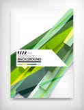 Geometrisch abstract bedrijfsmalplaatje Stock Afbeelding Geometrisch abstract bedrijfsmalplaatje Stock Afbeelding
