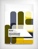 Geometrisch abstract bedrijfsmalplaatje Royalty-vrije Stock Fotografie Geometrisch abstract bedrijfsmalplaatje Royalty-vrije Stock Fotografie