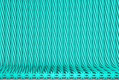 Geometrische die oppervlakten door uitgedreven bloemvorm worden gevormd, vieringsconcept - lichtblauwe mooie 3D Illustratie van s vector illustratie Geometrische die oppervlakten door uitgedreven bloemvorm worden gevormd, vieringsconcept - lichtblauwe mooie 3D Illustratie van s vector illustratie