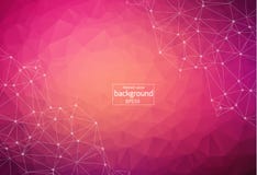 Geometrisk mörk rosa Polygonal bakgrundsmolekyl och kommunikation Förbindelselinjer med prickar Minimalismbakgrund Begrepp av royaltyfri illustrationer Geometrisk mörk rosa Polygonal bakgrundsmolekyl och kommunikation Förbindelselinjer med prickar Minimalismbakgrund Begrepp av royaltyfri illustrationer