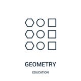 geometry icon vector from education collection. Thin line geometry outline icon vector illustration royalty free illustration geometry icon vector from education collection. Thin line geometry outline icon vector illustration royalty free illustration