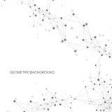 Geometryczny abstrakcjonistyczny tło z związaną linią i kropkami Graficzny tło dla twój projekta również zwrócić corel ilustracji ilustracji Geometryczny abstrakcjonistyczny tło z związaną linią i kropkami Graficzny tło dla twój projekta również zwrócić corel ilustracji ilustracji