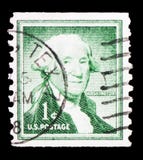 George Washington (1732-1799), first President of the U.S.A., Liberty issue serie, circa 1954 stock photos George Washington (1732-1799), first President of the U.S.A., Liberty issue serie, circa 1954 stock photos