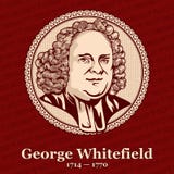 George Whitefield 1714 – 1770 was een Engelse prediker, één van de stichters samen met John Wesley royalty-vrije illustratie George Whitefield 1714 – 1770 was een Engelse prediker, één van de stichters samen met John Wesley royalty-vrije illustratie