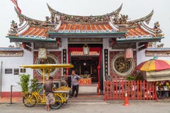 Georgetown, Penang/Malesia - circa ottobre 2015: Tempio buddista cinese di Cheng Hoon Teng a Georgetown, Penang, Malesia fotografie stock Georgetown, Penang/Malesia - circa ottobre 2015: Tempio buddista cinese di Cheng Hoon Teng a Georgetown, Penang, Malesia fotografie stock