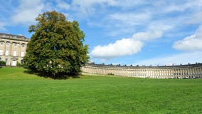 Georgian Era Crescent And Green Park In Bath Royalty Free Stock Photos Georgian Era Crescent And Green Park In Bath Royalty Free Stock Photos