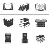 Geplaatste de pictogrammen van het boek. vector illustratie Geplaatste de pictogrammen van het boek. vector illustratie