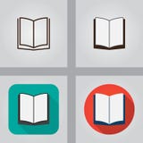 Geplaatste isoleerden de boek vectorpictogrammen, de moderne stevige symboolinzameling, pictogrampak op grijs vector illustratie Geplaatste isoleerden de boek vectorpictogrammen, de moderne stevige symboolinzameling, pictogrampak op grijs vector illustratie