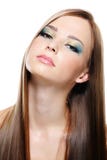 Gerade Haare des Glanzes lizenzfreies stockbild Gerade Haare des Glanzes lizenzfreies stockbild