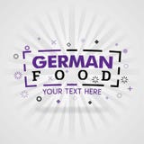 German food book illustration with the theme of healthy cooking recipes and home cooking vector illustration German food book illustration with the theme of healthy cooking recipes and home cooking vector illustration