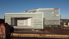 German press The Spiegel Headquarter in Hamburg - HAMBURG, GERMANY - DECEMBER 25, 2021
