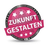German Web Button - Translation: Shape The Future - Vector Illustration Stock Images German Web Button - Translation: Shape The Future - Vector Illustration Stock Images