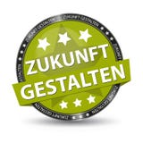 German Web Button - Translation: Shape The Future - Vector Illustration Stock Photography German Web Button - Translation: Shape The Future - Vector Illustration Stock Photography