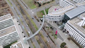 Germany/Bonn Feb. 2020: Headquarter Building of the Deutsche Telekom AG