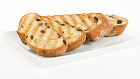 Geroosterd Kalamata-Brood royalty-vrije stock afbeelding Geroosterd Kalamata-Brood royalty-vrije stock afbeelding