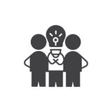 Gesch?fts-Ideen-Ikone Vektorzeichensymbol stock abbildung Gesch?fts-Ideen-Ikone Vektorzeichensymbol stock abbildung