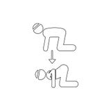 Geschiktheid, knieneiging, het pictogram van het houdingsoverzicht Element van geschiktheidsillustratie Tekens en symbolen het pi stock illustratie Geschiktheid, knieneiging, het pictogram van het houdingsoverzicht Element van geschiktheidsillustratie Tekens en symbolen het pi stock illustratie