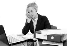 Geschäftsfrau im Büro Geschäftsfrau im Büro