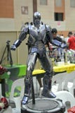 Geselecteerd geconcentreerd van IRON MAN-het cijfer van de karakteractie van de strippagina en de films van Wonderiron man stock foto Geselecteerd geconcentreerd van IRON MAN-het cijfer van de karakteractie van de strippagina en de films van Wonderiron man stock foto