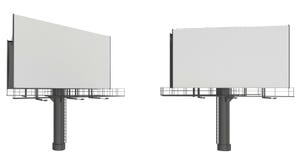 Gesetzte leere große Anschlagtafel Modell für Ihre Anzeige und Design vektor abbildung Gesetzte leere große Anschlagtafel Modell für Ihre Anzeige und Design vektor abbildung