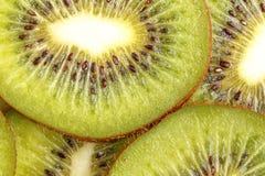 Gesneden sappig kiwifruit Mening van hierboven royalty-vrije stock foto's Gesneden sappig kiwifruit Mening van hierboven royalty-vrije stock foto's