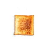 Gesneden toostbrood dat op witte achtergrond wordt geïsoleerd Hoogste mening royalty-vrije stock fotografie Gesneden toostbrood dat op witte achtergrond wordt geïsoleerd Hoogste mening royalty-vrije stock fotografie