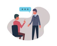 Gesprek tussen twee mensen Vectorillustratie, die op witte achtergrond wordt geïsoleerd royalty-vrije illustratie Gesprek tussen twee mensen Vectorillustratie, die op witte achtergrond wordt geïsoleerd royalty-vrije illustratie