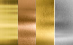 Gestikte zilver, goud en bronsmetaaltextuur stock afbeelding Gestikte zilver, goud en bronsmetaaltextuur stock afbeelding