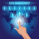 Gestión de datos libre illustration Gestión de datos libre illustration