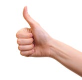 Gesturing Hand OK Isolated Royalty Free Stock Image Gesturing Hand OK Isolated Royalty Free Stock Image