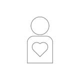 Gesunde menschliche Entwurfsikone Zeichen und Symbole k?nnen f?r Netz, Logo, mobiler App, UI, UX verwendet werden lizenzfreie abbildung Gesunde menschliche Entwurfsikone Zeichen und Symbole k?nnen f?r Netz, Logo, mobiler App, UI, UX verwendet werden lizenzfreie abbildung