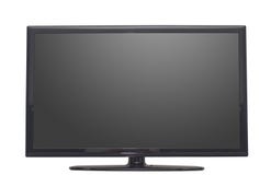 Getrennter Fernsehapparat des flachen Bildschirms oder Computerüberwachungsgerät stockfotografie Getrennter Fernsehapparat des flachen Bildschirms oder Computerüberwachungsgerät stockfotografie