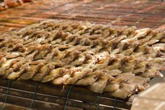 Getrocknetes snakehead fischen einfaches Nahrungsmittelmen? stockbild Getrocknetes snakehead fischen einfaches Nahrungsmittelmen? stockbild