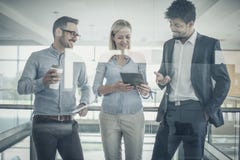 Getting even more done with modern tech. royalty free stock photo Getting even more done with modern tech. royalty free stock photo