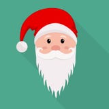 Gezicht van de Kerstman Vector illustratie Royalty-vrije Stock Fotografie Gezicht van de Kerstman Vector illustratie Royalty-vrije Stock Fotografie