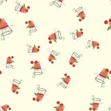 Gezond Levensstijl Naadloos Patroon Vers gedrukt sap in een glas Kers Cherry Juice gezondheid Vector illustratie royalty-vrije illustratie Gezond Levensstijl Naadloos Patroon Vers gedrukt sap in een glas Kers Cherry Juice gezondheid Vector illustratie royalty-vrije illustratie