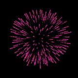 Geïsoleerdv vuurwerk Mooie begroeting op zwarte achtergrond Heldere vuurwerkdecoratie voor Kerstkaart, Gelukkig Nieuwjaar royalty-vrije illustratie Geïsoleerdv vuurwerk Mooie begroeting op zwarte achtergrond Heldere vuurwerkdecoratie voor Kerstkaart, Gelukkig Nieuwjaar royalty-vrije illustratie