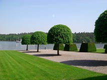 Giardini reali di Drottningholm, Svezia fotografie stock libere da diritti Giardini reali di Drottningholm, Svezia fotografie stock libere da diritti
