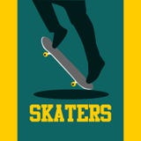 Gift for Skaters Illustration Vector Art Logo royalty free illustration Gift for Skaters Illustration Vector Art Logo royalty free illustration