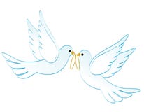 gifta sig för duvor vektor illustrationer gifta sig för duvor vektor illustrationer